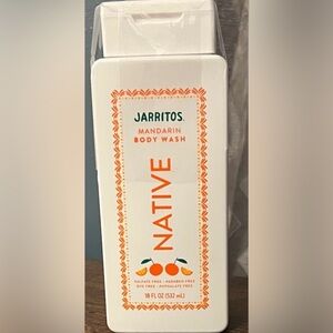 Native Limited Edition Jarritos Mandarin Scented Body Wash Full Size 18 Ounces